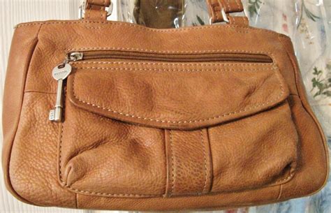 genuine leather fossil handbags.